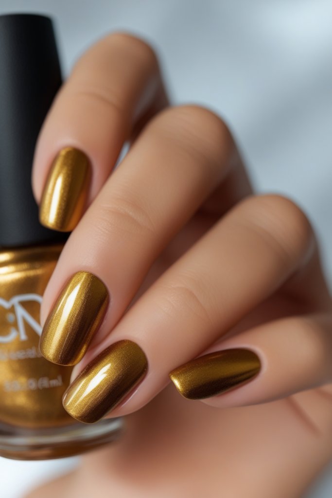 All Gold Errythang nail