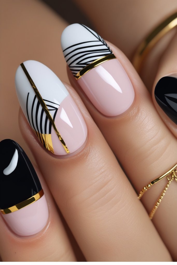 Art Deco nail