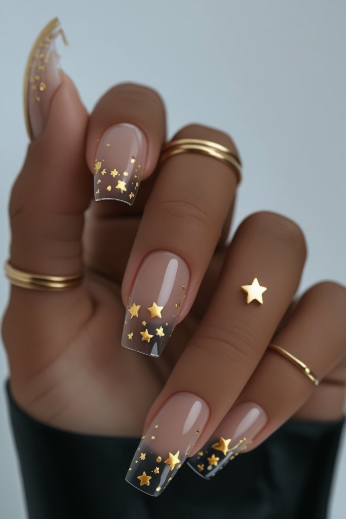 Celestial Gold nail