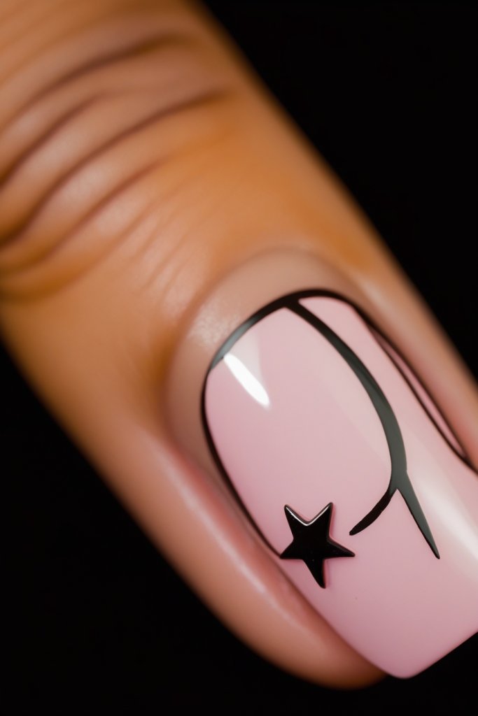 Censored Outlines nail