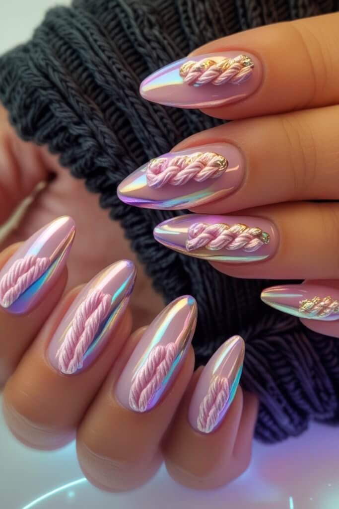 Chrome Sweater nail