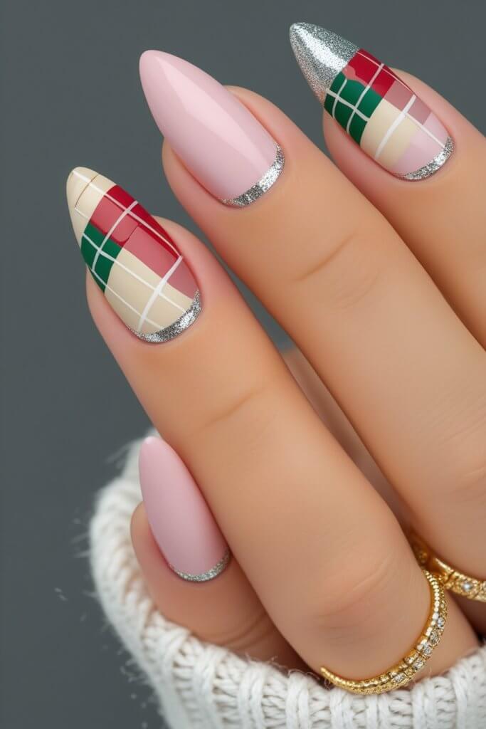 Classic Plaid nail
