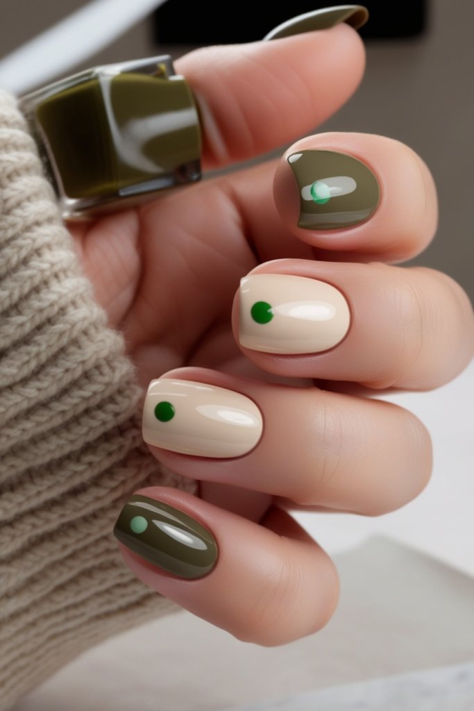 Dot Accent nail