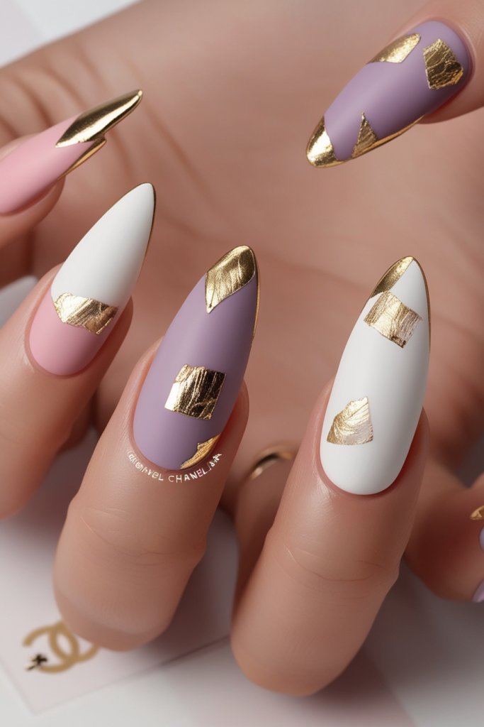 Gilded Gold nail