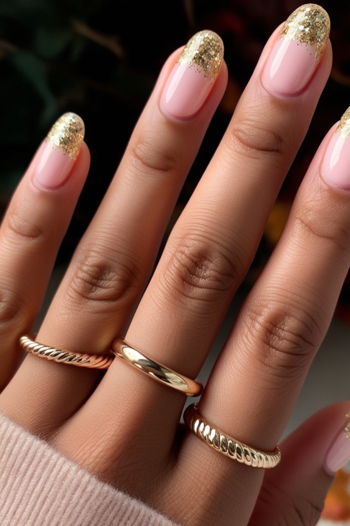 Glitter Tips nail