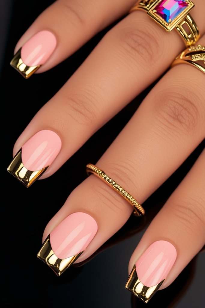 Gold Chrome Tips