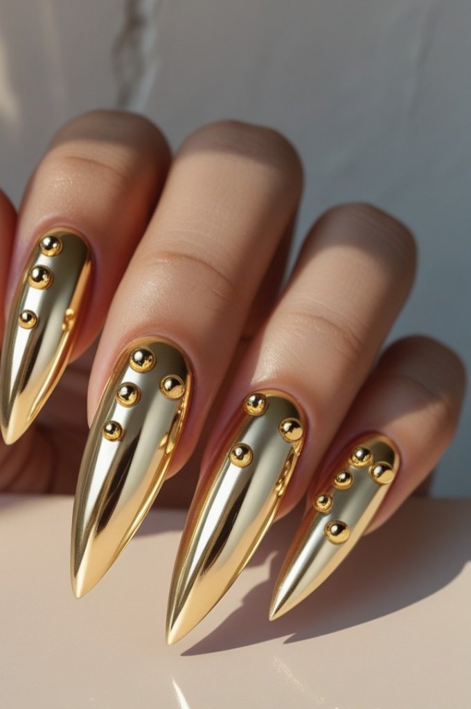 Gold Hardware nail