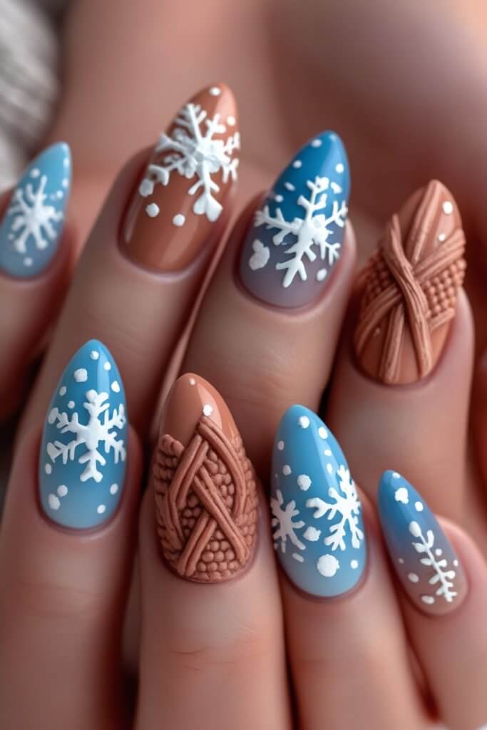 Let it Snow nail