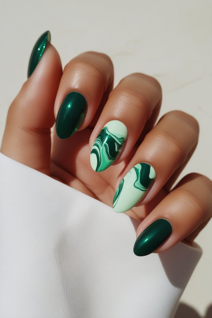 Marble Effect nail