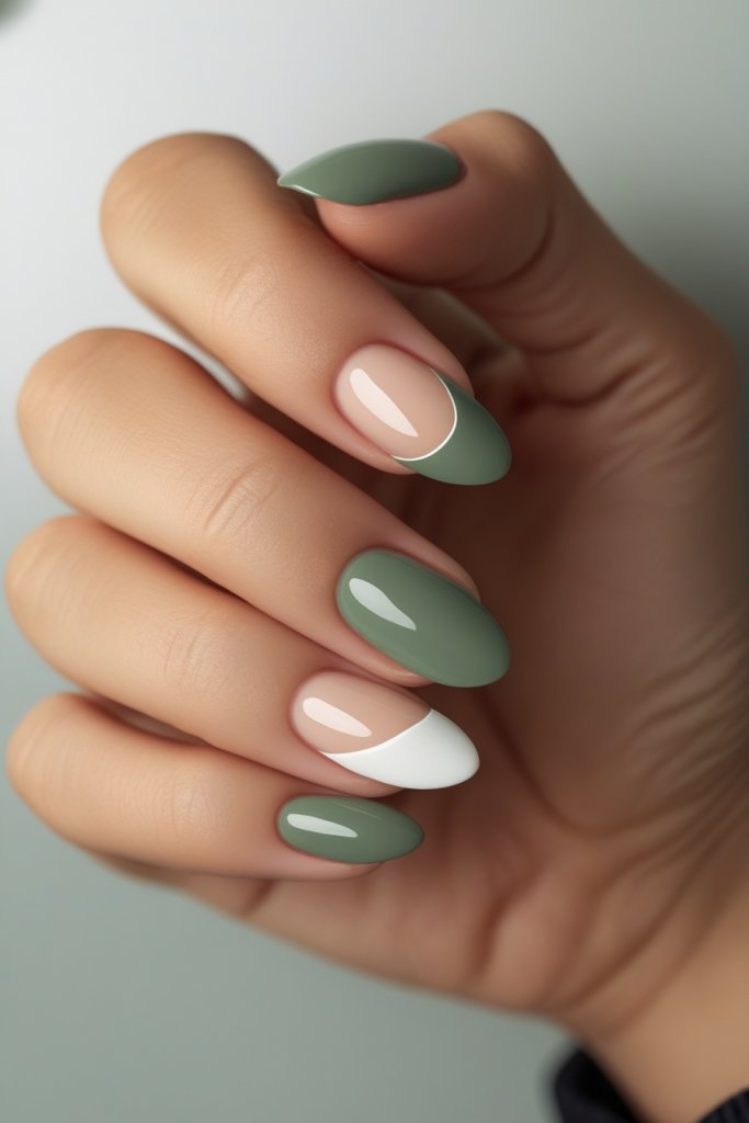 Negative Space Accent nail