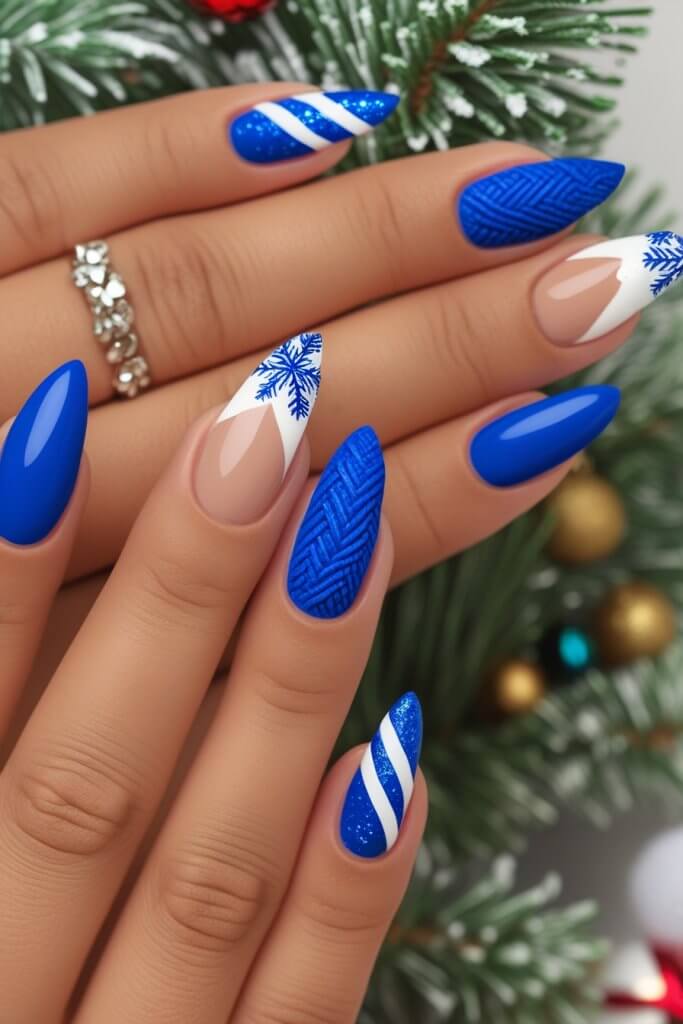 Royal Blue nail