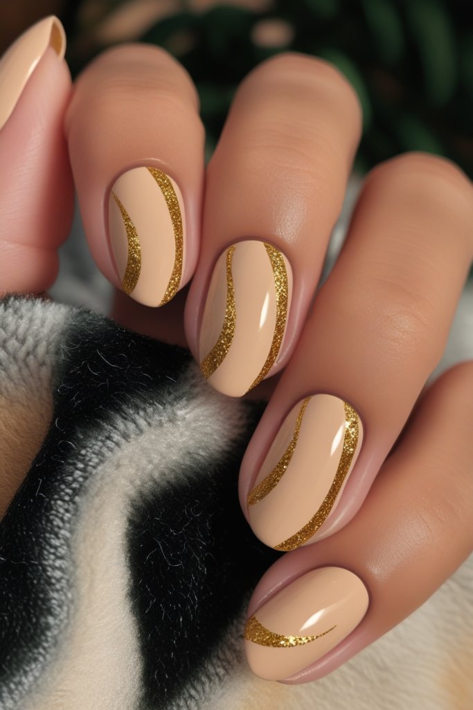 Swirly Pop nail