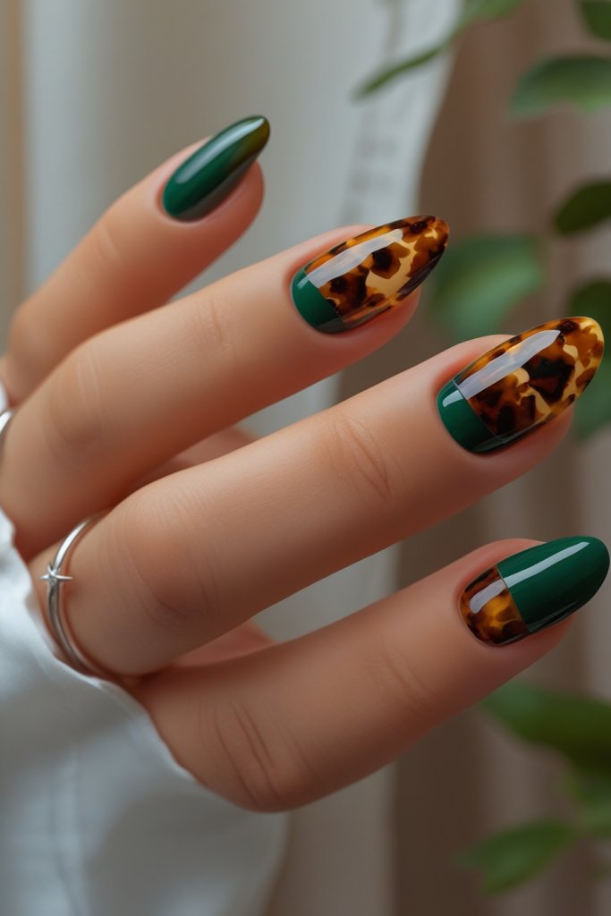 Tortoise Shell nail