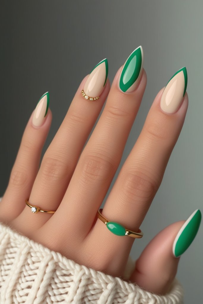 Viridian Green nail
