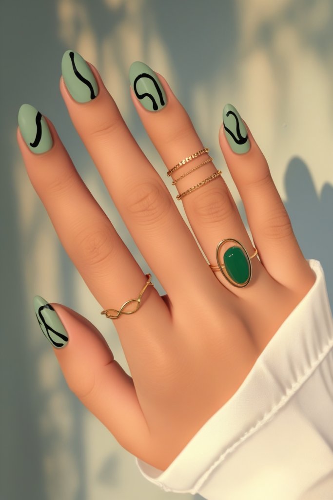 abstract nail